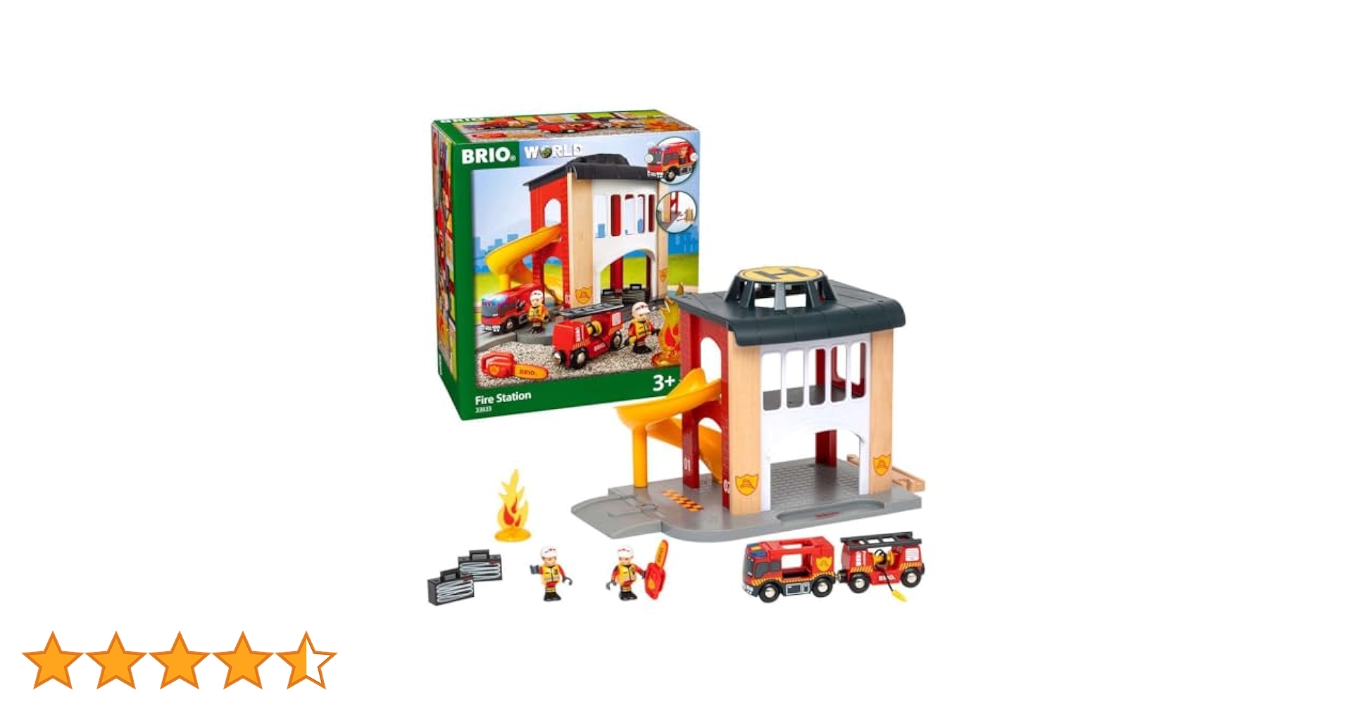 ブリオ　BRIO ファイヤーステーション 33833 Amazon.com: BRIO 33833 World Central Fire Station